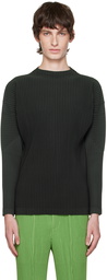 Homme Plissé Issey Miyake Black Cargo Long Sleeve T-Shirt