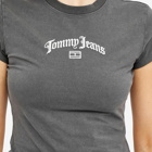Tommy Jeans Women's Baby T-Shirt in Black