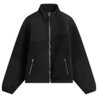 Dime Men's Heavyweight Fleece Jacket in Black
