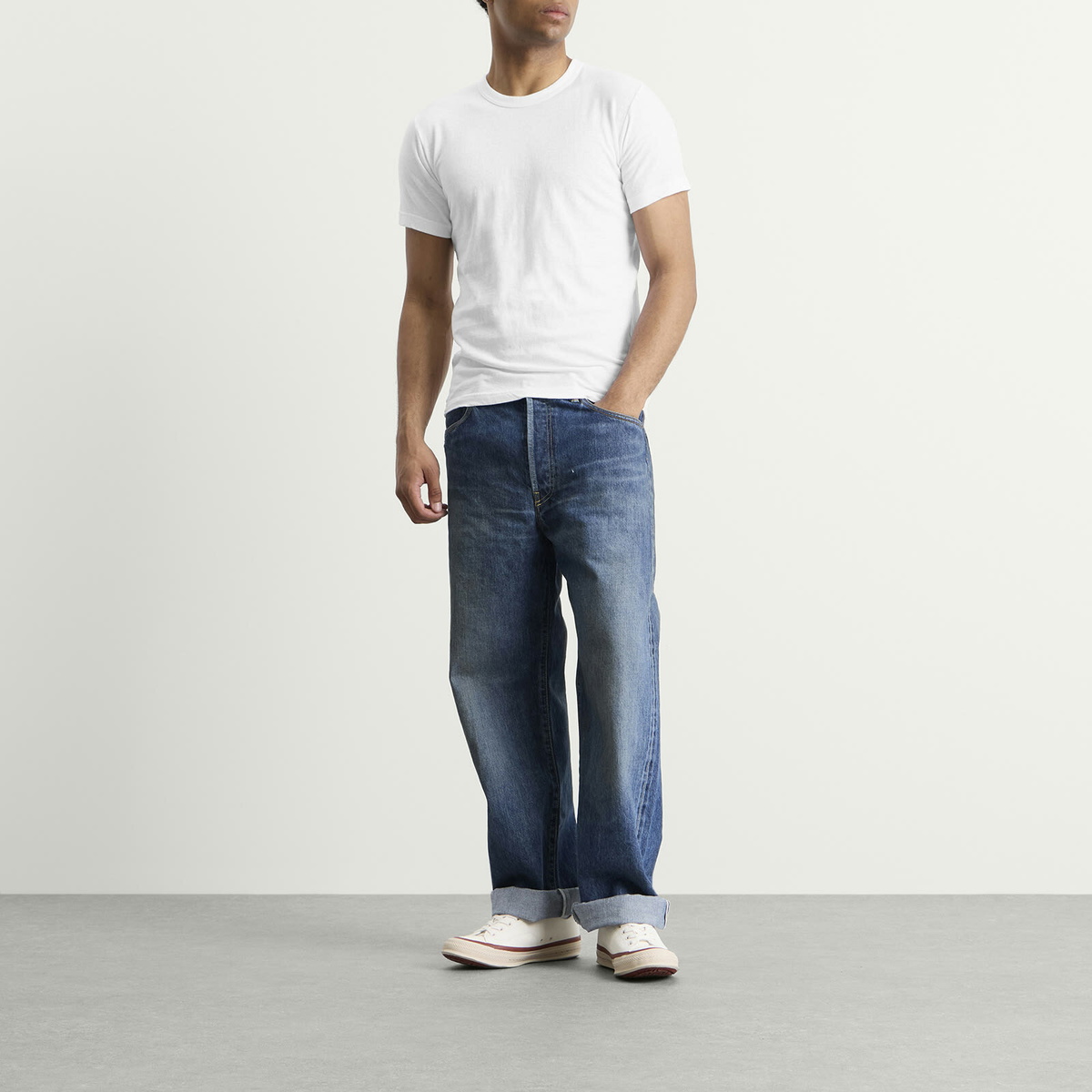 Visvim Men's Sublig 3-Pack Short Sleeve T-Shirt in White