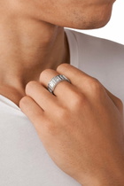 Diesel Stainless steel band ring - Rings Mens in Silver