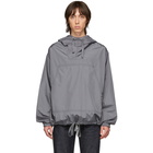 Beams Plus Grey Hooded Pullover Jacket