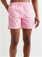Anderson & Sheppard - Mid-Length Floral-Print Swim Shorts - Pink
