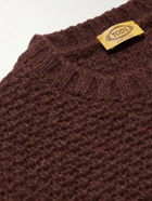 Tod's - Alpaca, Silk and Merino Wool-Blend Sweater - Brown