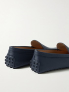 Tod's - Pantofola Gommino Full-Grain Leather Driving Shoes - Blue