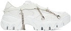 Rombaut White Boccaccio II Future Leather Harness Sneakers