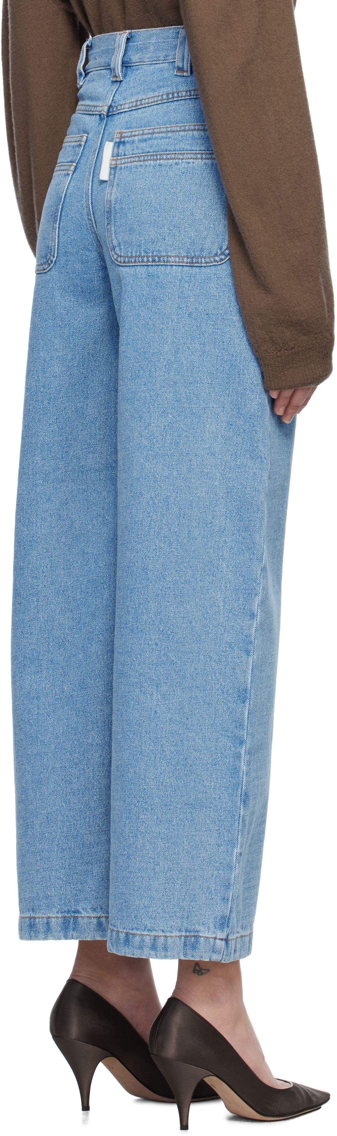 Meta Campania Collective Blue Egon Wide-Leg Washed Jeans