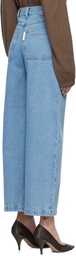 Meta Campania Collective Blue Egon Wide-Leg Washed Jeans