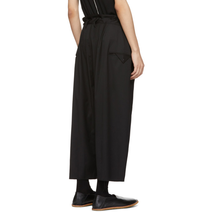 Sasquatchfabrix. Black Wrap Hakama Trousers Sasquatchfabrix