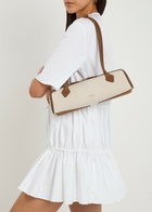 Alaïa Le Teckel Medium Canvas Shoulder bag - Cream - One Size