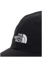 The North Face Black Baseball Cap With Logo Print On The Front In Tech Fabric Man