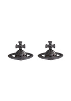 Vivienne Westwood Lorelei orb Single Stud Earring - Black - One Size