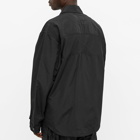 Tobias Birk Nielsen Men's Pocket Detail Nylon Overshirt in Black