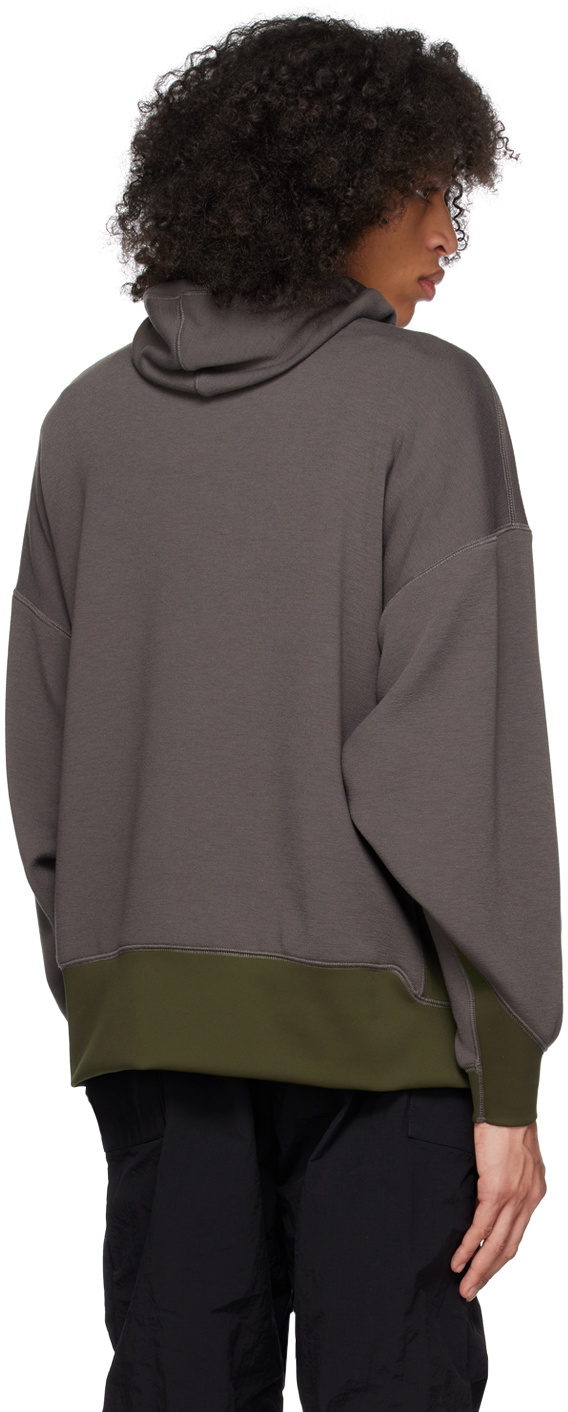 CMF Outdoor Garment Taupe & Khaki Paneled Hoodie