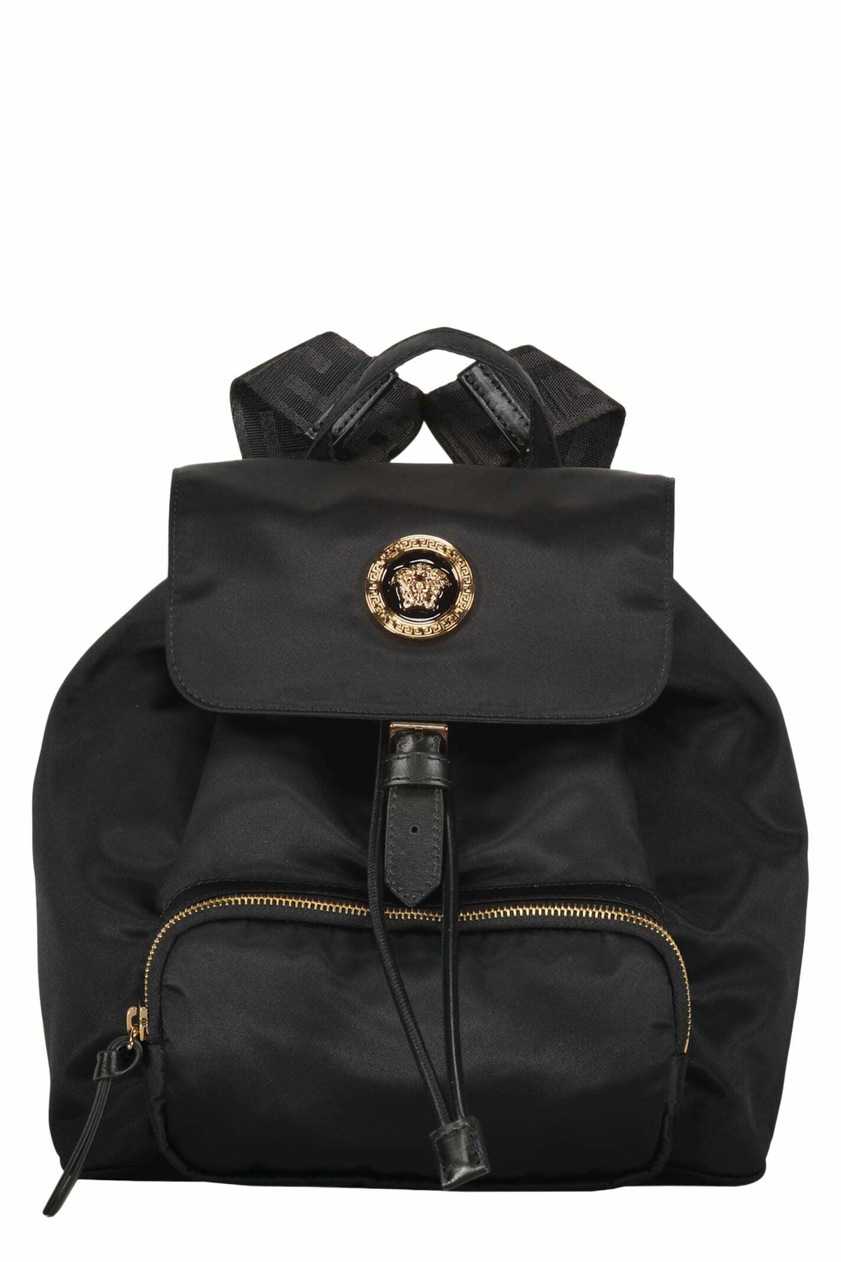 Versace★素敵！Fabric Barocco Jacquard Black Pouch Barocco Jacquard Pouch | VERSACE CA