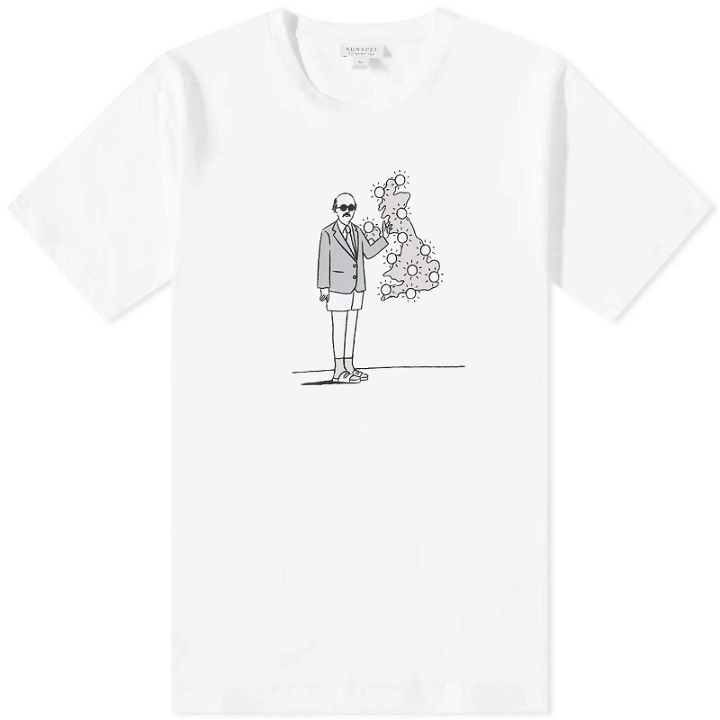 Photo: Sunspel Men's Weather Man Riviera T-Shirt in White