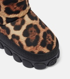 Goldbergh Snowy leopard-print snow boots