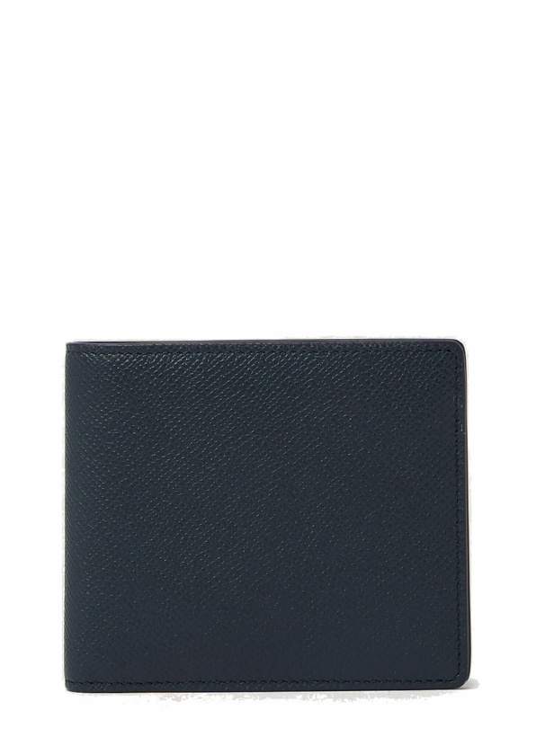 Photo: Four Stitch Bifold Wallet in Blue