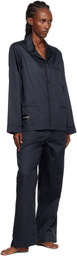 MAGNIBERG Navy Sorbetto Pyjama Shirt