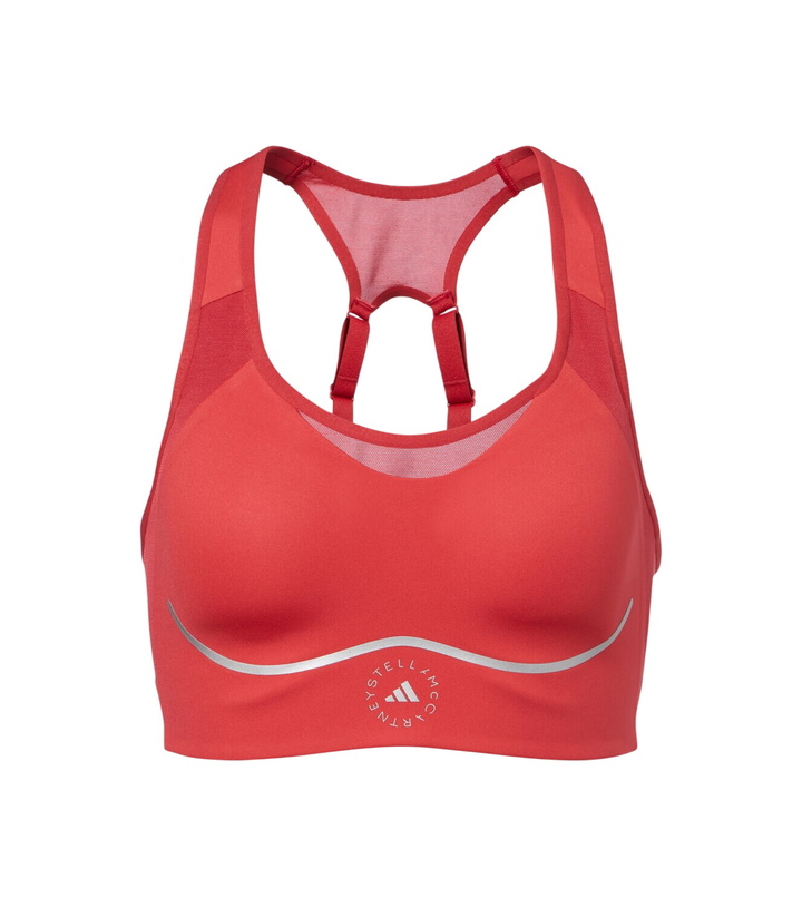 Photo: Adidas by Stella McCartney Logo padded jersey sports bra