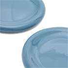 HAY Barro Side Plate - Set of 2 in Dark Blue 