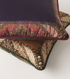 Etro Printed cotton cushion