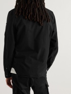 C.P. Company - Cotton-Sateen Zip-Up Overshirt - Black