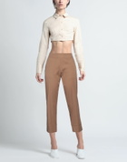 Alessia Santi Womens Pants Sand