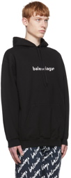 Balenciaga Black Copyright Logo Hoodie