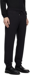 Hugo Black Stacked Logo Tracksuit Sweatpants