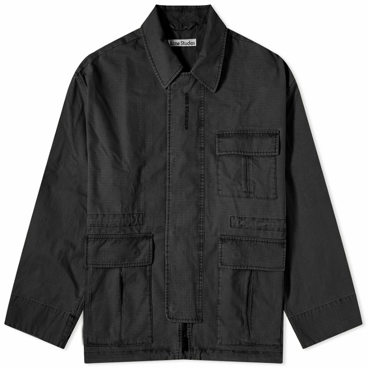 Photo: Acne Studios Men's Ostera Cotton Ripstop Jacket in Black