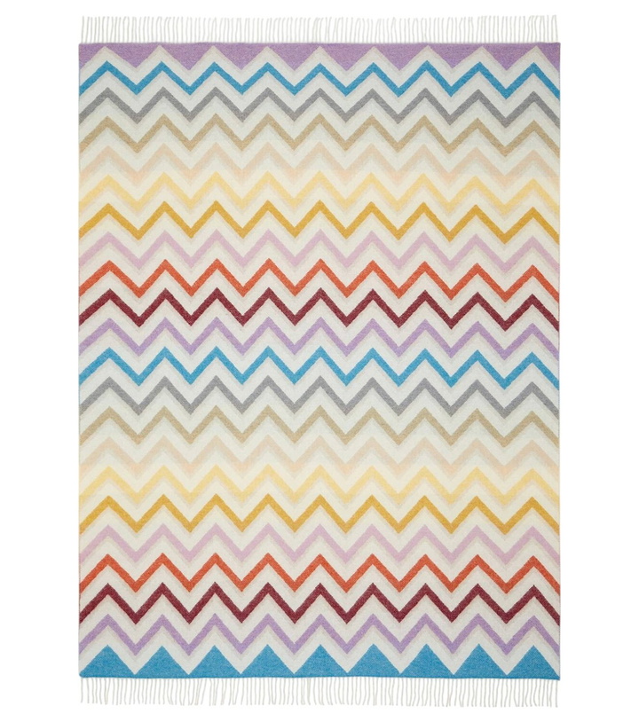 Photo: Missoni Watamu Zig Zag wool-blend throw