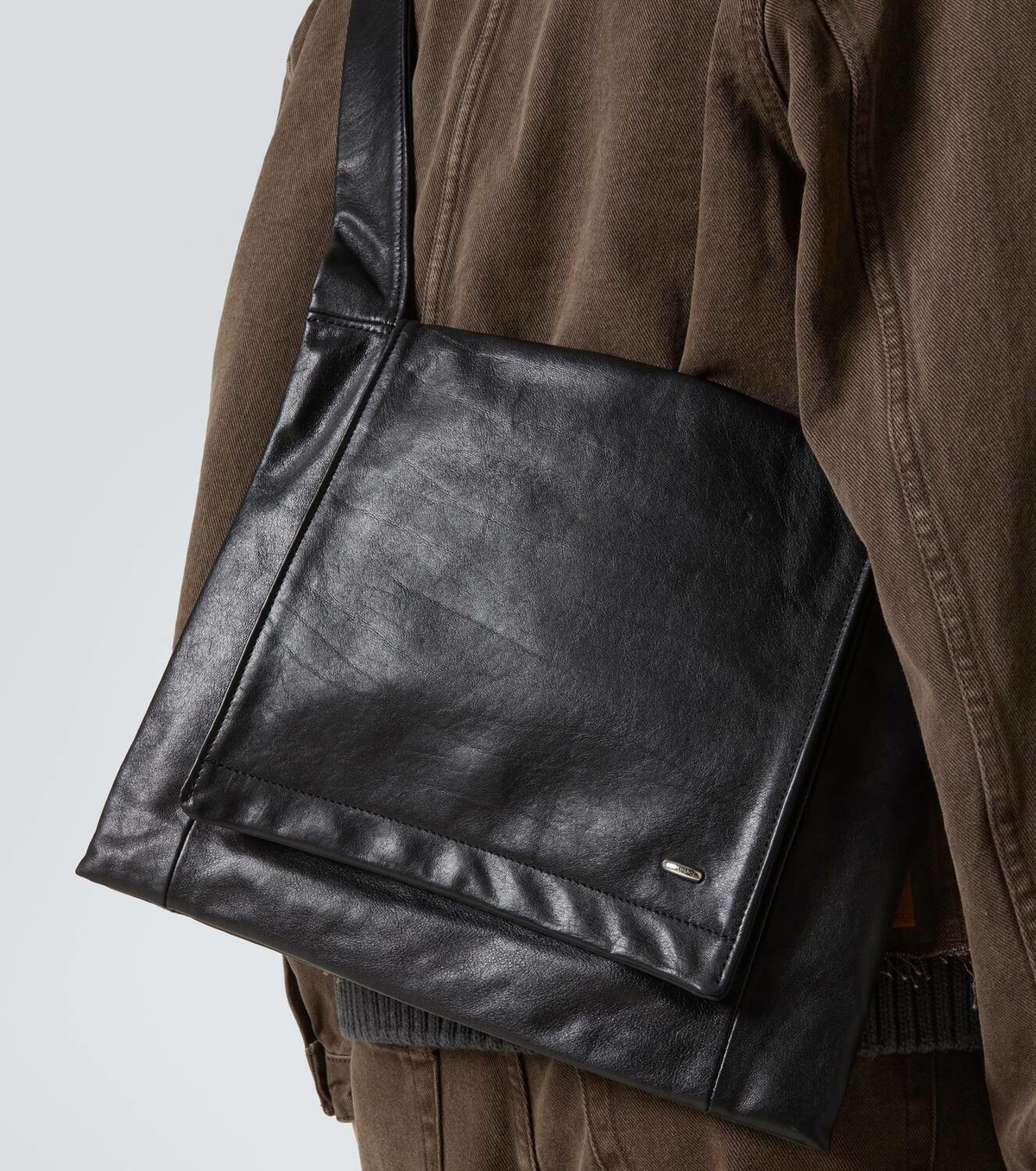 Our Legacy Leather tote bag