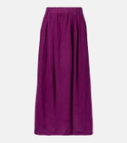 Velvet Linda linen maxi skirt