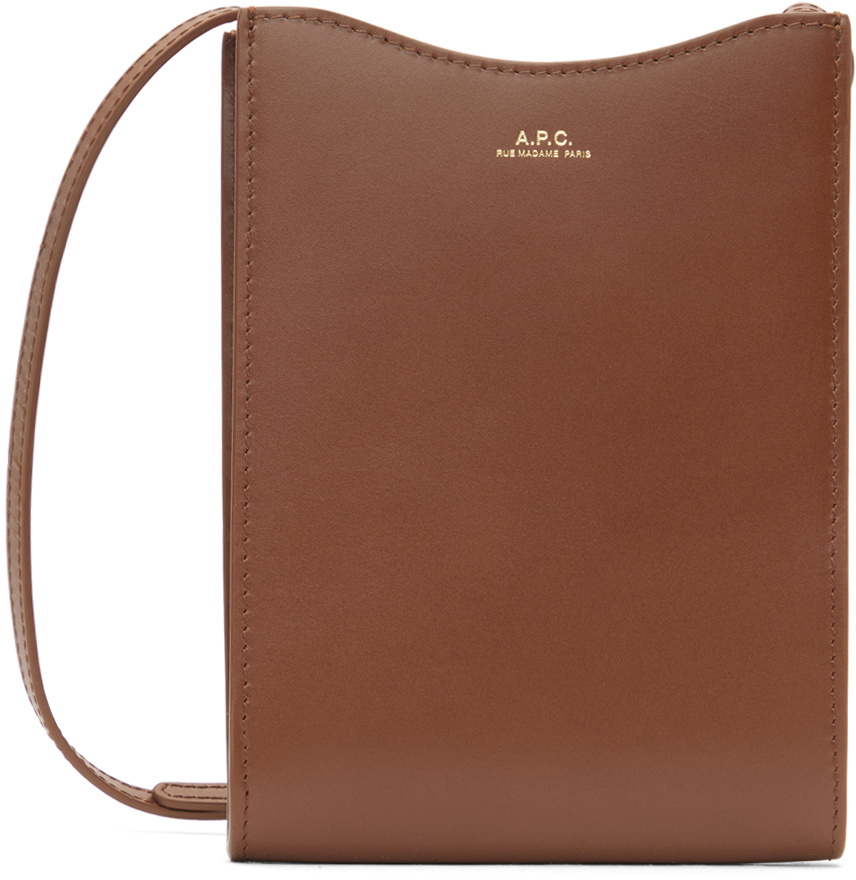 A.P.C. Tan Jamie Neck Pouch Shoulder Bag A.P.C 