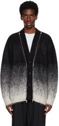 VEIN Black Zip Cardigan