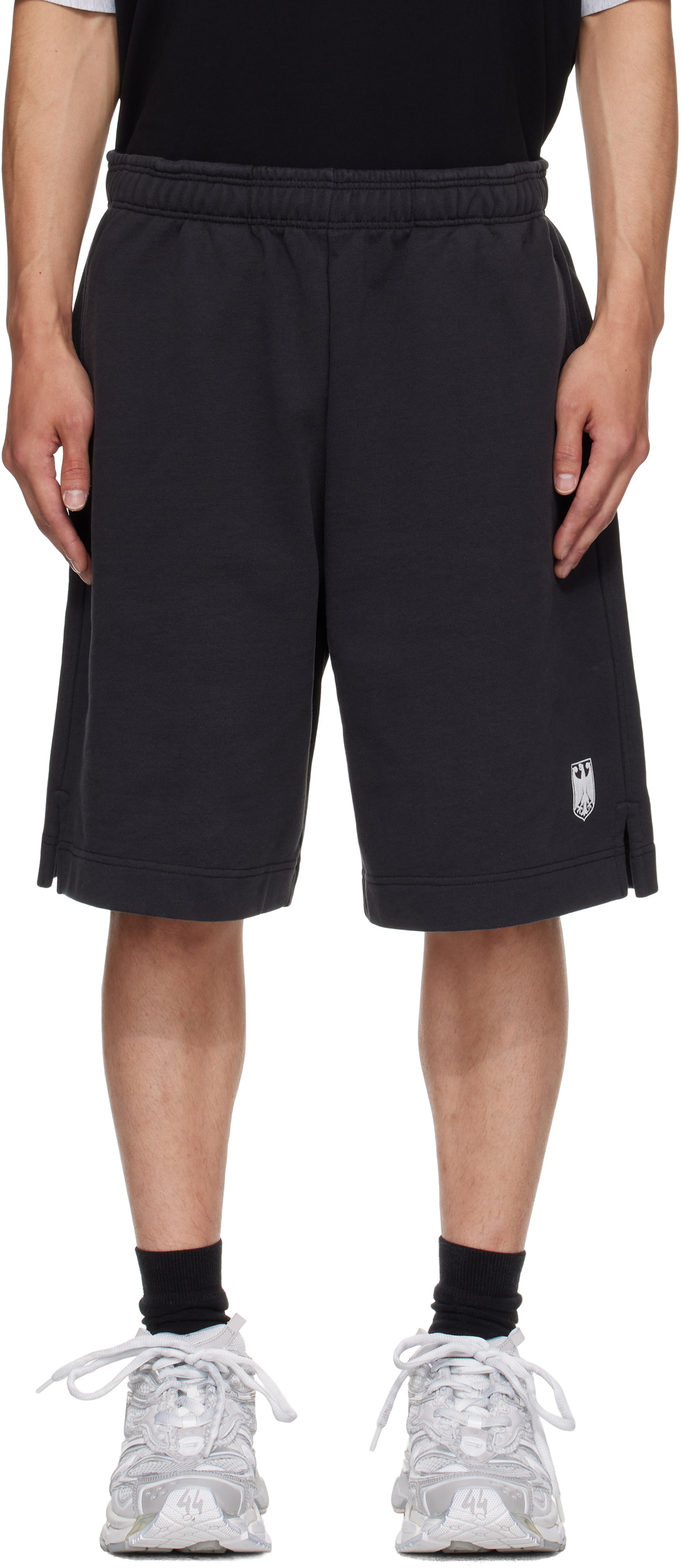 VETEMENTS Black Polizei Molton Shorts