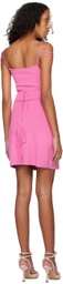 MACH & MACH Pink Matilde Minidress