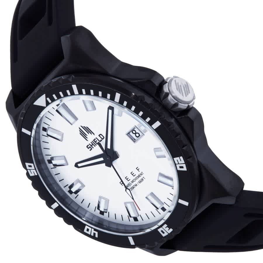 Shield Reef White Dial Mens Watch SLDSH119-7