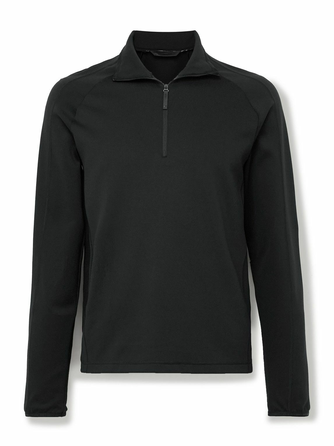 Aztech Mountain - Ajax Slim-Fit Stretch-Jersey Zip-Up Ski Base Layer - Black