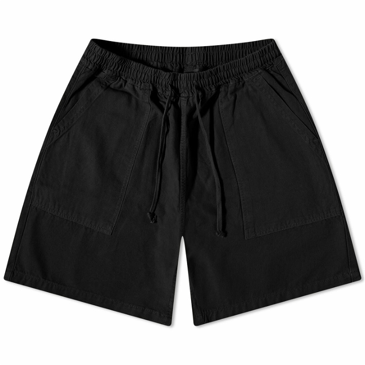 Photo: Service Works Men's Classic Canvas Chef Short in Black