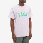 CLOT Acid Wash Logo T-Shirt in Purple