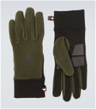 Moncler Grenoble Logo padded ski gloves