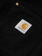 Carhartt WIP - OG Corduroy-Trimmed Cotton-Canvas Chore Jacket - Black