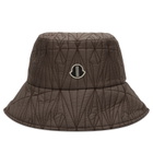 Rick Owens x Moncler Bucket Hat in Dark Dust