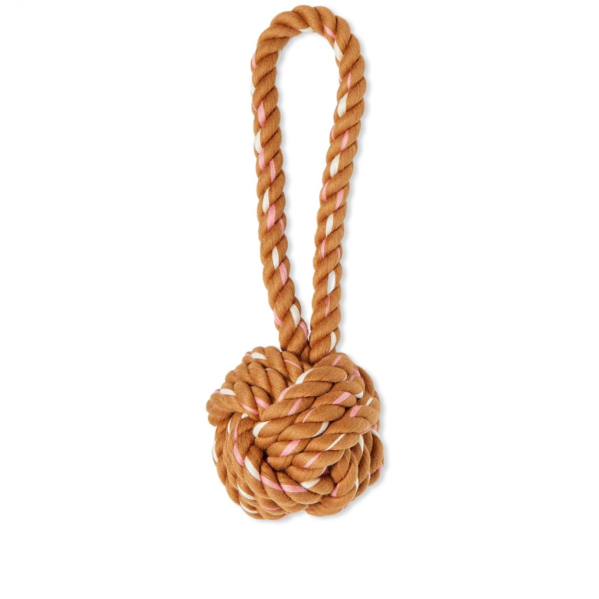OYOY Otto Rope Dog Toy in Caramel
