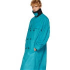 Kenzo Blue Trench Coat