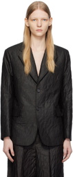 UMBER POSTPAST Brown Mud-Dyed Blazer