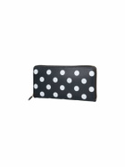 Comme des Garçons Wallet Polka Dot Zip Wallet
