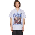 Etro Blue and White Star Wars Edition Poster Shirt